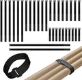 32 pcs 1-inch-wide Hook and Loop Cable Straps, 8"-12"-18"-24"-36" Adjustable Fastening Straps, Fixing and Organizing Cable Ties Set, Multi-Purpose Nylon Cinch Strap, Heavy-Duty Storage Straps