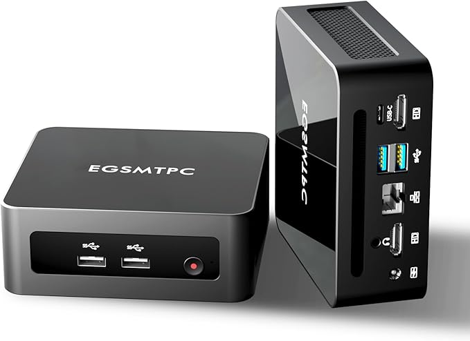 Mini Desktop Computer, Intel Core i5-12450H (Up to 4.40GHz), 16GB DDR4 RAM, 1TB M.2 SSD, Mini PC Supports Triple 4K Display, USB 3.2, Wi-Fi 6, BT 5.2, RJ45 2.5G