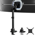 Monitor-Arm Ultrawide Heavy Duty 24-57'' - Aluminum Single Monitor Mount Holds up to 59.4lbs, Adjustable Desk Mount Stand, VESA75/100/200mm, Black