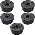1-Inch Cable Grommets Petal-Shaped Buckle Type Wire Hole Cover for Cord Management and Protection of Cabinet, 5PCS 25mm