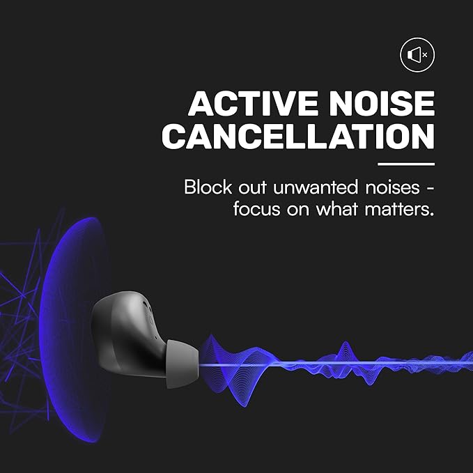 Raycon Everyday Earbuds Plus - Bluetooth True Wireless in-Ear Buds with 32 Hours Playtime, Multipoint Technology, Extreme Comfort, and Active Noise Cancellation (Blush Violet)