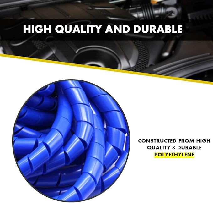 Kable Kontrol Vortex Spiral Cable Wrap - 3/4” Inch 100’ Feet Long - Hose Protector Flexible Polyethylene Wire Conduit Tubing Cable Sleeve Cord Cover to Organize Wires – Natural