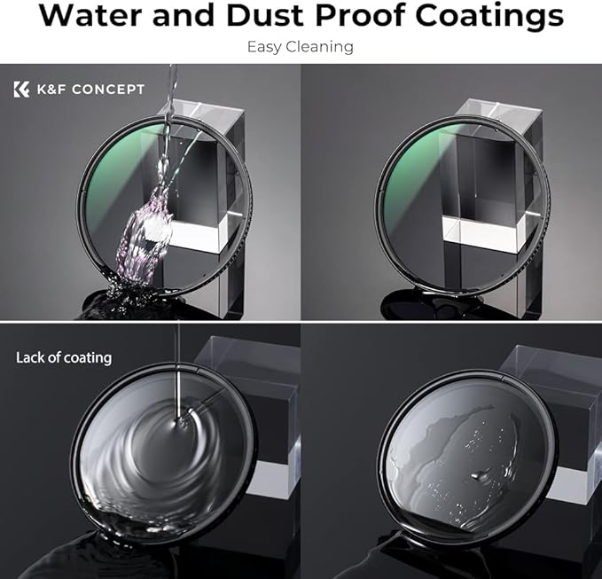67mm Circular Polarizers Filter, K&F Concept 67MM Circular Polarizer Filter HD 28 Layer Super Slim Multi-Coated CPL Lens Filter (Nano-X Series)