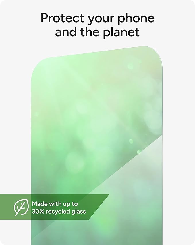 ZAGG Glass Elite Screen Protector for iPhone 16/15-5X Stronger, Reinforced Edges, Ultra-Strong Tempered Glass, Scratch Resistant, Anti-Smudge, InvisibleShield, Easy Installation, Eco-Friendly