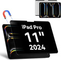 Magnetic Privacy Filter Compatible with iPad Pro 11 Inch 5th (2024, M4), Removable Anti Glare Blue Light Matte Privacy Screen Protector