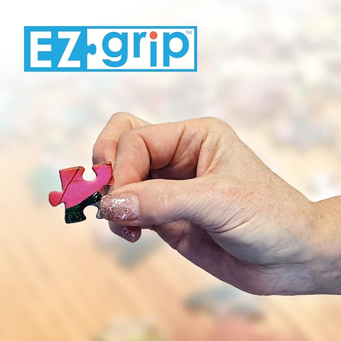 MasterPieces 500 Piece EZ Grip Jigsaw Puzzle for Adults, Family, or Youths - Harvest Street Party - 19.25"x26.75"
