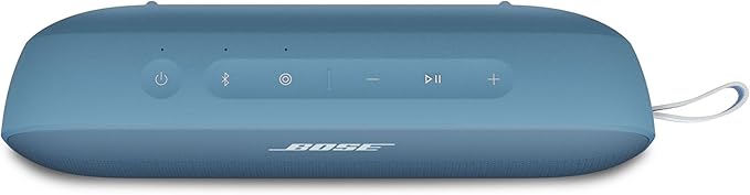 Bose SoundLink Flex Portable Bluetooth Speaker (2nd Gen), Portable Outdoor Speaker with Hi-Fi Audio, Up to 12 Hours Battery Life, Waterproof and Dustproof, Blue Dusk