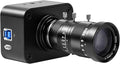 MOKOSE USB Camera 4K, USB3.0 Manual Focus Webcam with C-Mount 10-55mm Telephoto Zoom Lens, IMX678 1/1.8" 8MP Sensor Support YUY2,Web Camera for Desktop Computer Laptop