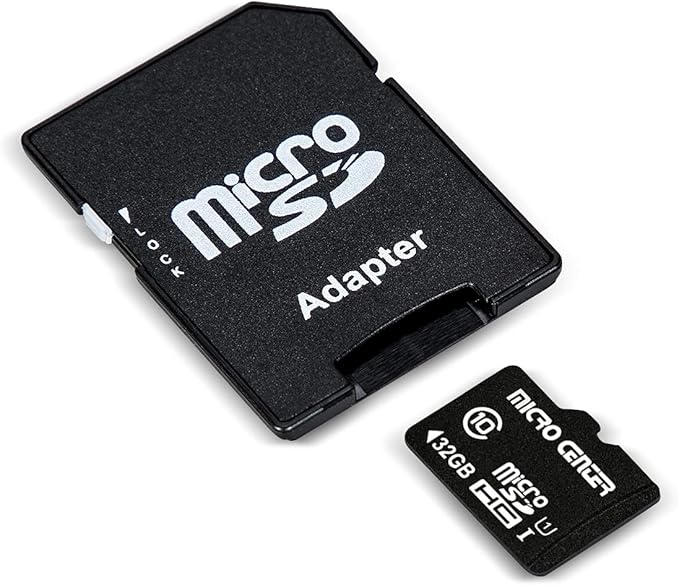 Micro Center 32GB Class 10 MicroSDHC Flash Memory Card with Adapter for Mobile Device Storage Phone, Tablet, Drone & Full HD Video Recording - 80MB/s UHS-I, C10, U1 (5 Pack)