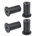 4pc Starlink Cable Grommet 1" Silicone Waterproof Wall Hole Pass Through Split Cable Bushings for TV Wire Ethernet Cord, Starlink Cable Routing Kit Accessories, 52.5mm/2.07" Ht, Black