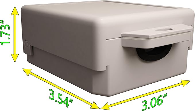 Outdoor Ethernet Surge Protector (10 Pack) PoE+ Gigabit - Gas Discharge Tube GDT -Wall Mount -RJ45 Lightning Suppressor -LAN Network CAT5/CAT6 Thunder Arrestor -GbE 1000 Mbps Protection- Tupavco TP303