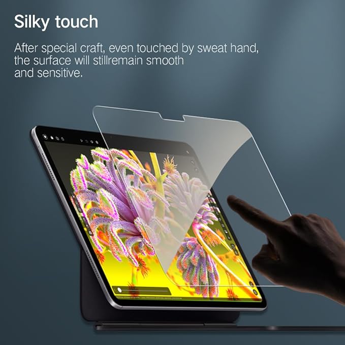 PERFECTSIGHT Anti Blue Light Screen Protector Compatible with iPad Air 11 Inch M3/M2 (7th/6th Generation, 2025/2024), Eye Protection Blue Light Filter, Anti Fingerprint Tempered Glass, 1 Pack