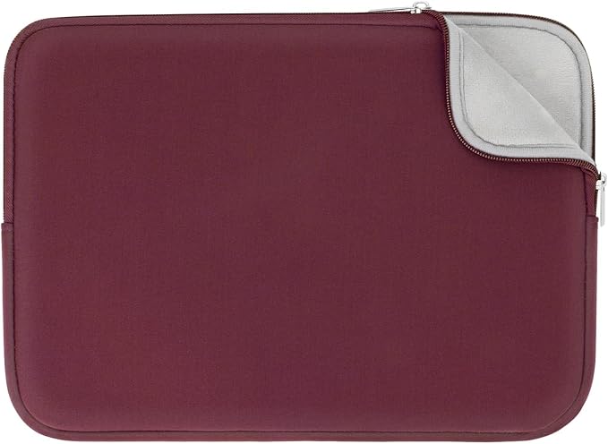 RAINYEAR 16 Inch Laptop Sleeve Protective Soft Case Padded Zipper Cover Specially Compatible with 16" MacBook Pro/Max M1 M2 M3 M4 A2141 A2485 A2780 A2991 A3403 A3186 (Red, Upgraded Version)