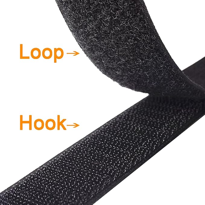 12 inch Reusable Fastening Cable Straps - Hook and Loop Fixing Straps - 12 Pack