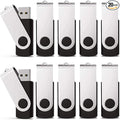 KEXIN 64GB Flash Drive 20 Pack Flash Drive Bulk USB Thumb Drive 64 GB USB Drive USB 2.0 Flash Drive with Led Indicator, Black