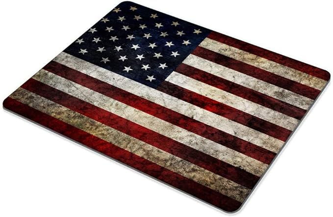United States National Flag Mousepad Non-Slip Rubber Base Mouse Pads for Computers Laptop Office Desk Accessories Mouse pad (National Flag, 1pc)