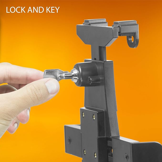 iBOLT TabDock Dock'n Lock Bizmount- Heavy Duty Industrial Composite Locking Drill Base Mount for All 7" - 10" Tablets- for Trucks/Vehicles/Wall Mount: Great for ELD, Fleets, and Restaurants