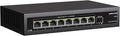 9 Port 2.5Gb Unmanaged Ethernet Switch with 8* 2.5G Base-T Ports, 1*10G SFP Ports, AUMOX PRO 60Gbps Switching Capacity Compatible with 100/1000/2500Mbps Plug and Play