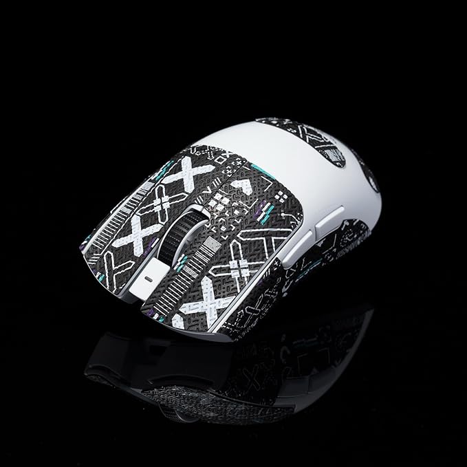 Grip Tape for Razer Viper V3 Pro - Anti-Slip,Enhanced Control, Sweat Resistance,Improves FPS Gaming Grip & Mouse Protection [Pre-Cut] EVA Black