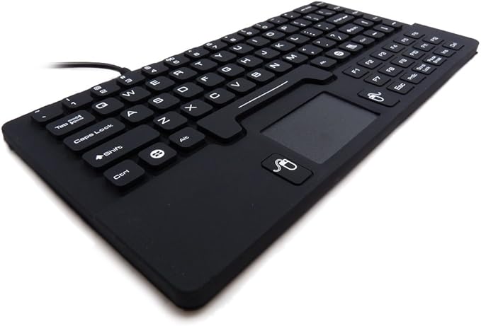 DSI Waterproof Mini Keyboard with Touchpad IP68 Washable Silicone KB-JH-IKB89