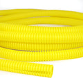 Split Wire Loom Tubing, 10,25ft Cord Protectors from Pets No Chew, Flexible Wire Covers Cord Protectors, Protective Split Cable Sleeve for Automotive Home Industrial Wires(Yellow, 0.98inch-10ft)