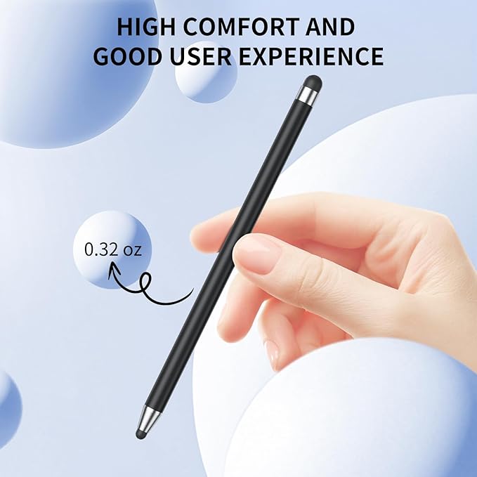 Stylus (10Pcs), Stylus Pen for Touchscreen, High Precision and Sensitivity Stylus Pen for iPad/iPhone/Samsung/Android Smartphone and Tablets, Compatible with All Capacitive Touch Screen (Blue)