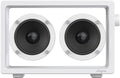 Cassette Portable Bluetooth Speaker, 16W Minimalist Speakers Bluetooth Wireless Loud, HD Powerful Sound and Wide Compatibility V5.3 for Indoor Outdoor - White