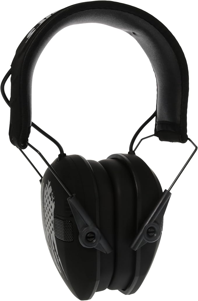 Walker's Razor Slim Ultra Low Profile Compact Design Adjustable Range Shooting Hunting Hearing Protection Electronic Earmuffs