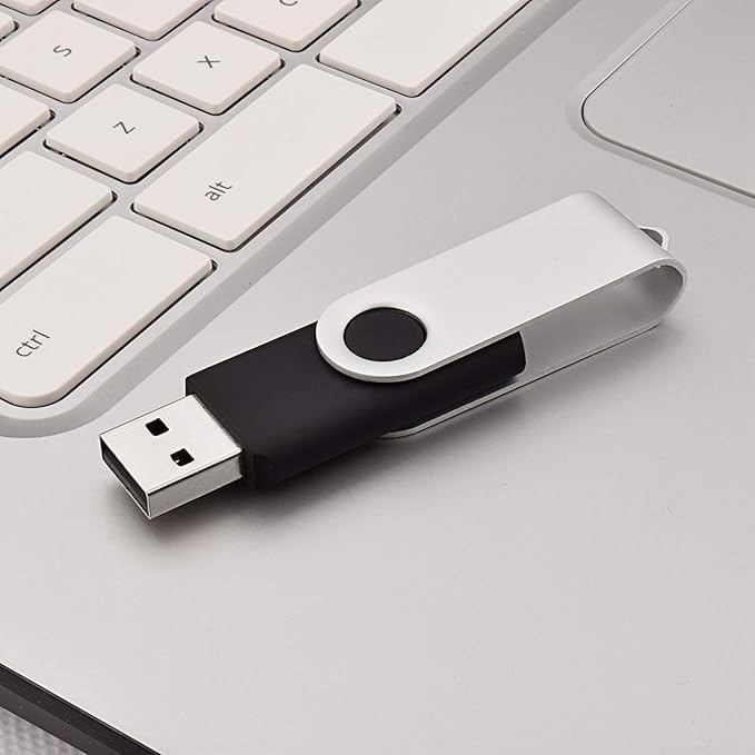 Aiibe 1GB Flash Drive 20 Pack Bulk 1GB USB Flash Drives 2.0 Memory Stick Thumb Drives Black