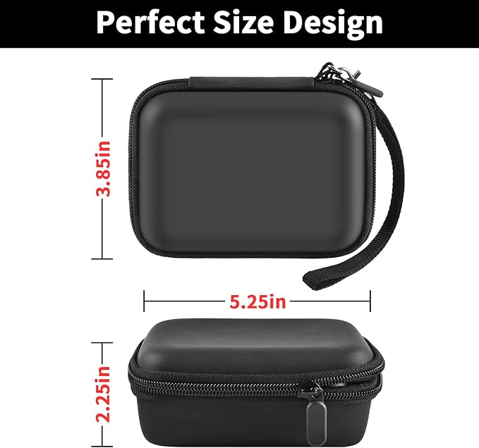 Portable Charger Power Bank Case for 2PCS Swyop/for Feob/for Charmast/for JEJILL/for LanLuk/for VEGER/for iWALK/for Taegila/for Kuulaa and More Small Charging Battery Pack - Bag Only (Black)