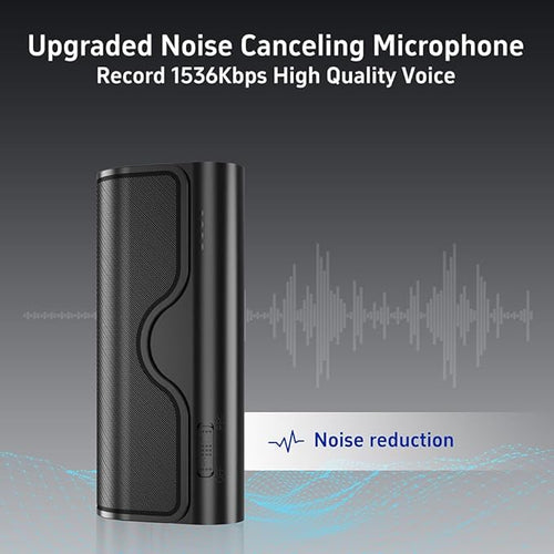 128G Magnetic Voice Recorder with Really AI-Intelligent Triple Noise Reduction,35 Days Continuous Recording Device,Voice Activated Audio Recorder,Digital Voice Recorder Meetings/Interviews/Classroom