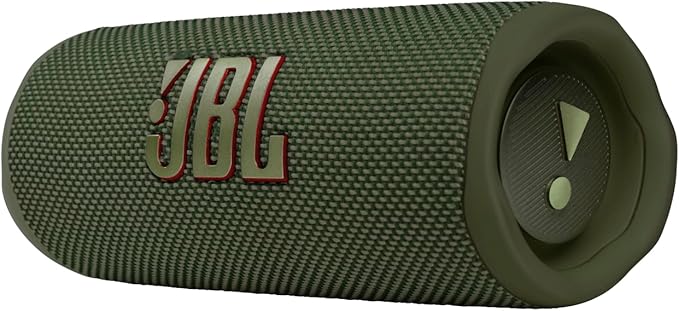 JBL Flip 6 - Portable Bluetooth Speaker, powerful sound and deep bass, IPX7 waterproof, 12 hours of playtime, JBL PartyBoost for multiple speaker pairing for home, outdoor and travel (Green)