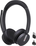Yealink BH70 Dual Wireless Bluetooth Headset with Mic for Work, Teams Certified, up to 35h Talk Time, 147g All-Day Wearing Comfort, USB-C/A