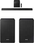 Samsung Q-Series Soundbar HW-QS700F 3.1.2 ch Subwoofer (2025 Model) Convertible Fit, Wireless Dolby Atmos 9500S Rear Speaker Kit - Wireless Dolby Atmos/DTS: X (SWA-9500S, 2021 Model)