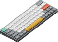 nuphy Air60 V2 Portable Wireless Keyboard 60% Low Profile Mechanical Keyboard Support QMK/VIA Compatible with Windows/mac OS/Linux Supports Bluetooth 5.1/2.4GHz/Wired (USB-C) Grey-Gateron Red Switch