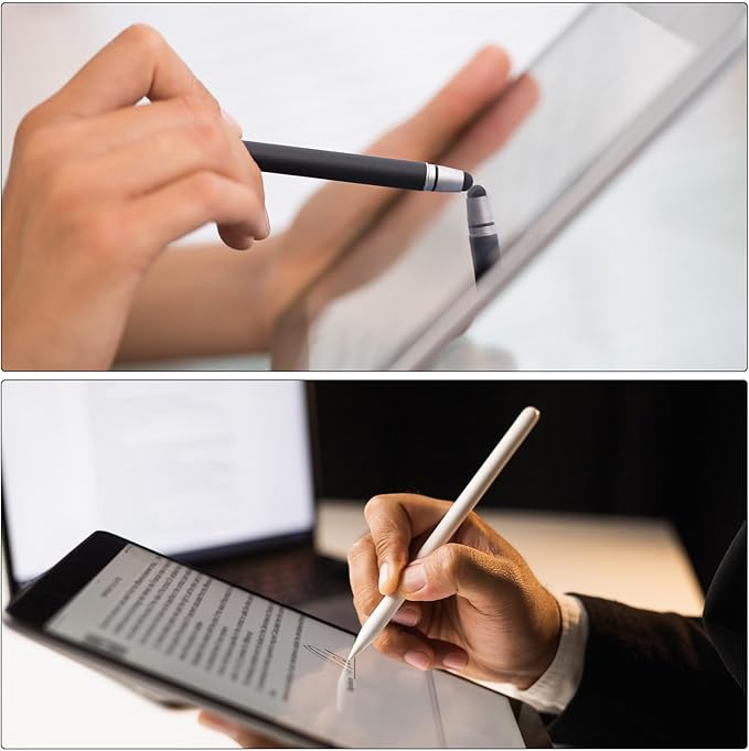 MECCANIXITY 6pcs 7.5mm Stylus Pen Fine Tips Conductive Fiber Capacitive Touch Screen Pens Tip Universal Replacement