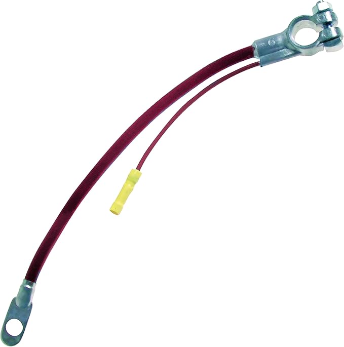 Sherco-Auto Red 56" Inch 4 Gauge Top Post Battery Cable with Auxiliary Lead - Made in USA