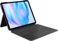 Logitech Combo Touch iPad Air 13 inch Case M2 (2024), iPad M3 & Air Keyboard Case with Kickstand - Midnight Black