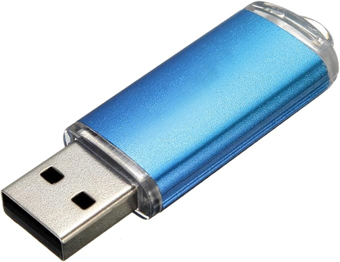 TOPESEL 10 Pack 8GB USB 2.0 Flash Drive Memory Stick Thumb Drives (5 Mixed Colors: Black Blue Green Red Silver)