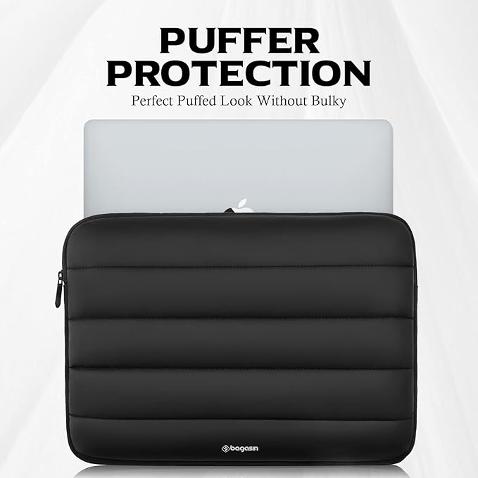 Laptop Sleeve Bag, 15 15.6 16 Inch TSA Laptop Bag Protective Sleeve Waterproof with 4-Layer Protection Laptop Sleeve for MacBook, HP, Dell, Lenovo, Asus Notebook