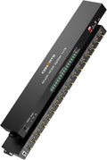 HDMI Splitter 1 in 16 Out, 16 Port HDMI Splitter Support 4Kx2K@30Hz Duplicate/Mirror, HDM 1.4, EDID, 3D Video Play, 10.2Gbps, HDCP, Deep Color 24bit/36bit