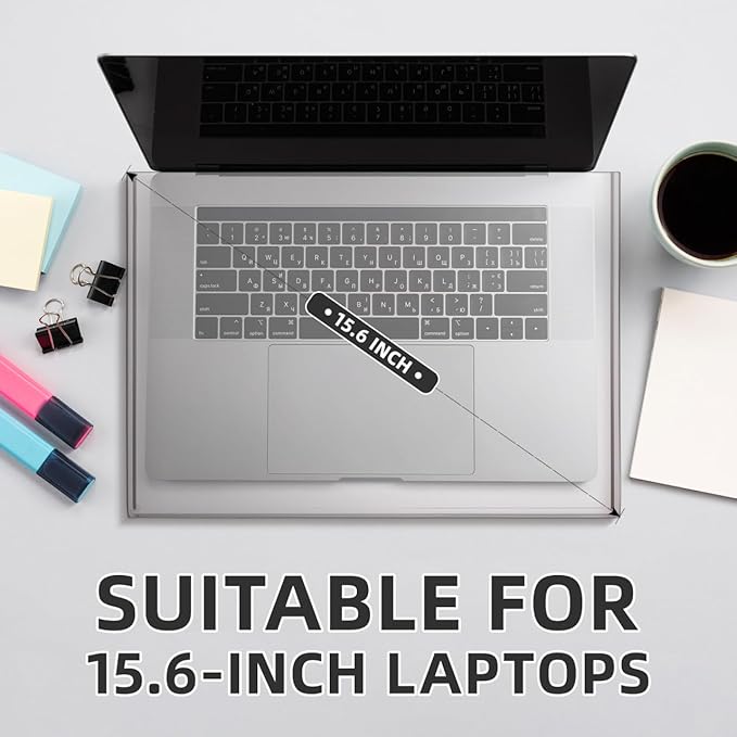 15.6inch Laptop Keyboard Covers Acrylic Keyboard Cover Cat Laptop KeyboardProtector Transparent Protector for Desktop