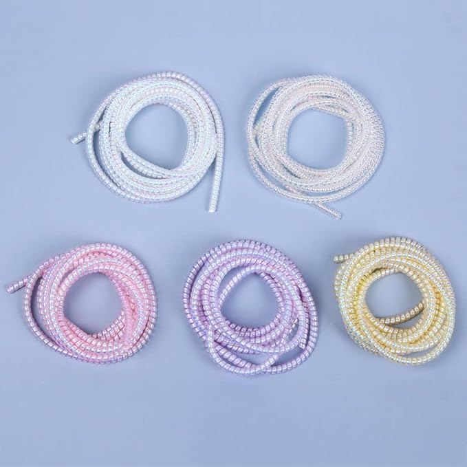 Spiral Cable Protector, 1.5m (4.92ft), Pink