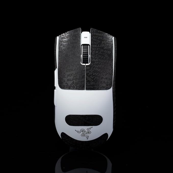 Grip Tape for Razer Viper V3 Pro - Anti-Slip,Enhanced Control, Sweat Resistance,Improves FPS Gaming Grip & Mouse Protection [Pre-Cut] CS Black