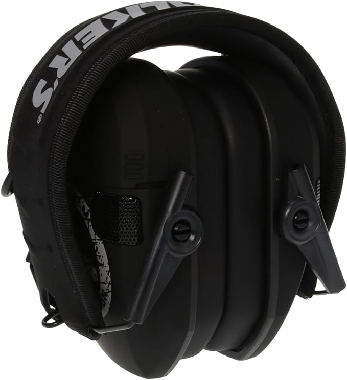 Walker's Razor Slim Ultra Low Profile Compact Design Adjustable Range Shooting Hunting Hearing Protection Electronic Earmuffs