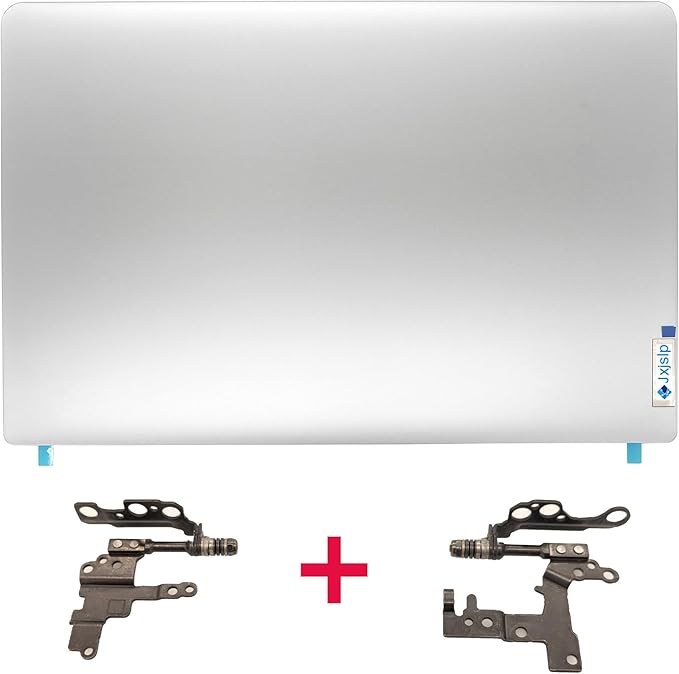 Replacement LCD Cover Back With Hings Front Bezel With Hinges Cap for Lenovo Ideapad 1-15ADA7 82R1, 1 15AMN7 82VG, 1 15ALC7 82R4 Series Laptop Rear Case Top Lid 5CB1M48453 5CB1F36621 5CB1F36618