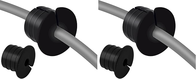 Cable Routing Kit for Starlink for 1 inch Wall Hole, Wall Bushing Grommet, Starlink Accessories, Silicone Cable Wall Pass, Starlink Anti-Slip Wall Grommets for Cables (1 inch) 2 Pcs (Pack of 2)