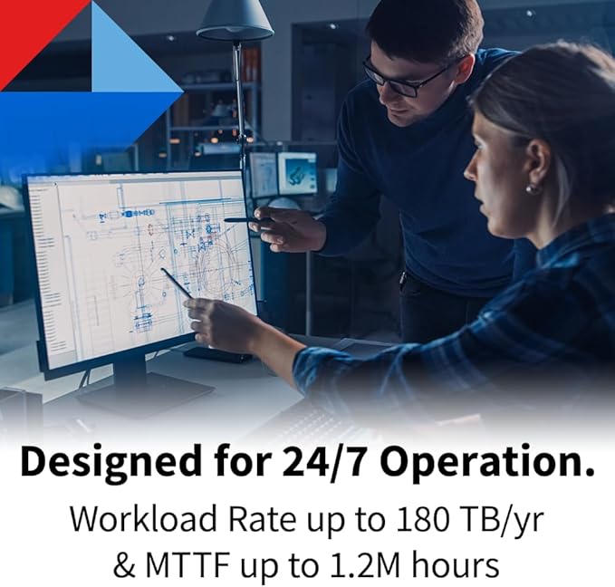 Toshiba N300 6TB NAS 3.5-Inch Internal Hard Drive - CMR SATA 6 GB/s 7200 RPM 512 MB Cache - HDWG760XZSTA