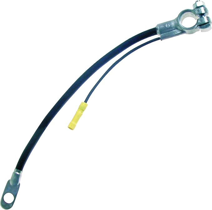 Sherco-Auto Black 78" Inch 4 Gauge Top Post Battery Cable with Auxiliary Lead - Made in USA