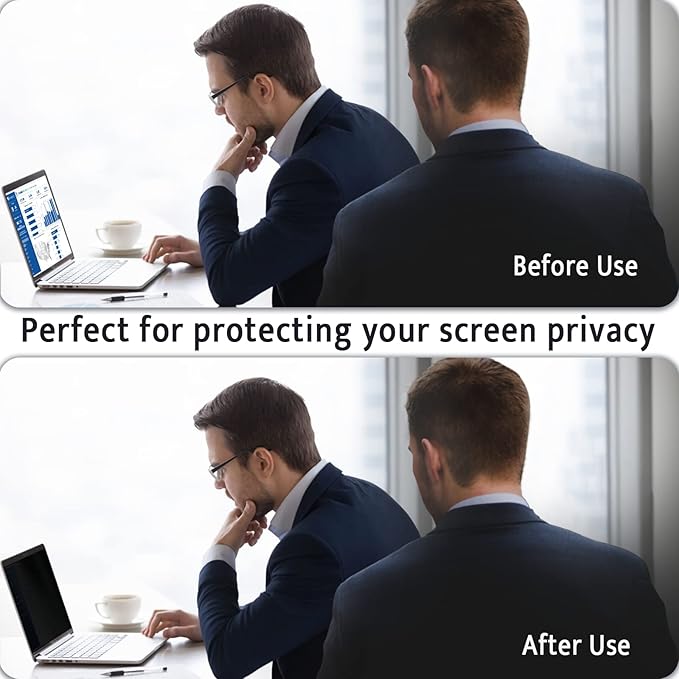 Magnetic Privacy Screen for MacBook Pro 13 Inch (2012-2015), Removable Anti Blue Light Glare Peep Filter Black out Screen Protector for Mac 13In Laptop Model (A1278, A1425, A1502)
